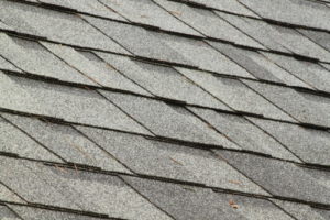 New roofing shingles, gray, asphalt shingles. roofing company two brothers roofing company.